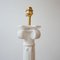 White Marble Column Table Lamp, 1960s, Image 8