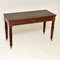 Antique William IV Mahogany and Leather Topped Writing Desk 2