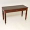 Antique William IV Mahogany and Leather Topped Writing Desk, Image 2