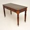 Antique William IV Mahogany and Leather Topped Writing Desk, Image 3