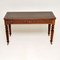 Antique William IV Mahogany and Leather Topped Writing Desk 1