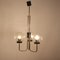 Italian Brass Ceiling Lamp in the Manner of Stilnovo, 1950s 4