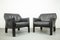 CAB Armchairs by Mario Bellini for Cassina, 1970s, Set of 2 10