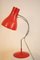 Lámpara de mesa roja de Josef Hurka para Napako, años 60, Imagen 7