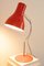 Lámpara de mesa roja de Josef Hurka para Napako, años 60, Imagen 3