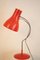Lámpara de mesa roja de Josef Hurka para Napako, años 60, Imagen 6