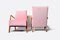 Pink Velvet Armchairs, 1960s, Set of 2, Image 7