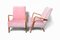 Pink Velvet Armchairs, 1960s, Set of 2, Image 3