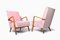 Pink Velvet Armchairs, 1960s, Set of 2, Image 2