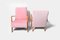 Fauteuils en Velours Rose, 1960s, Set de 2 10