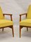 Yellow Armchairs by Zielinski for Glucholaskie, 1950s, Set of 2, Image 2