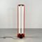 Red Fluorescent Floor Lamp by Gian Nicola Gigante for Zerbetto, 1980s, Image 4