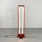Red Fluorescent Floor Lamp by Gian Nicola Gigante for Zerbetto, 1980s, Image 1