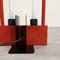 Red Fluorescent Floor Lamp by Gian Nicola Gigante for Zerbetto, 1980s, Image 7