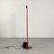 Red Fluorescent Floor Lamp by Gian Nicola Gigante for Zerbetto, 1980s 3