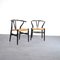Wishbone Chairs by Hans J. Wegner for Carl Hansen & Søn, 1960s, Set of 2 8