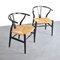 Wishbone Chairs by Hans J. Wegner for Carl Hansen & Søn, 1960s, Set of 2 1