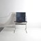 Leather Rocking Chair with Steel Structure, 1960s, Image 7