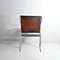 Leather Rocking Chair with Steel Structure, 1960s 5