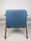 Light Blue Bunny Armchair by Józef Chierowski, 1970s, Image 5