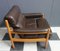 Brown Leather Relax Chair, 1960s 13