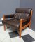 Brown Leather Relax Chair, 1960s 1