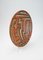 Handbemalte Mid-Century Keramik Wandteller, 1970er 2