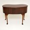 Queen Anne Style Mahogany Kidney Desk / Dressing Table, 1920s, Image 11