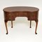 Queen Anne Style Mahogany Kidney Desk / Dressing Table, 1920s 1