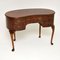 Queen Anne Style Mahogany Kidney Desk / Dressing Table, 1920s 2