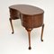 Queen Anne Style Mahogany Kidney Desk / Dressing Table, 1920s 10