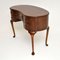 Queen Anne Style Mahogany Kidney Desk / Dressing Table, 1920s, Image 10