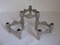 German Metal Candleholders from Quist, 1970s, Set of 3, Image 5