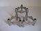 German Metal Candleholders from Quist, 1970s, Set of 3, Image 3