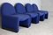 Blue Foam Chairs from Atal, 1970s, Set of 4 20