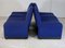 Blue Foam Chairs from Atal, 1970s, Set of 4 7