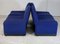 Blue Foam Chairs from Atal, 1970s, Set of 4, Image 7
