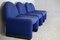 Blue Foam Chairs from Atal, 1970s, Set of 4 17
