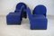 Blue Foam Chairs from Atal, 1970s, Set of 4, Image 11