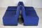 Blue Foam Chairs from Atal, 1970s, Set of 4 6