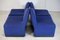 Blue Foam Chairs from Atal, 1970s, Set of 4, Image 6