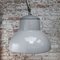 Lámpara colgante industrial Mid-Century esmaltada en gris de Philips, Imagen 6