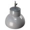 Lámpara colgante industrial Mid-Century esmaltada en gris de Philips, Imagen 2