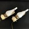 Vintage Italian Brass and Opaline Sconces, 1950s, Set of 2 3