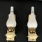 Vintage Italian Brass and Opaline Sconces, 1950s, Set of 2 6