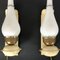 Vintage Italian Brass and Opaline Sconces, 1950s, Set of 2, Image 9