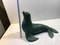 Vintage Bronze Sculpture of a Seal, 1970s 11