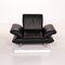 Rossini Black Leather Armchair from Koinor 9