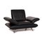 Rossini Black Leather Armchair from Koinor 1