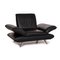 Rossini Black Leather Armchair from Koinor, Image 1